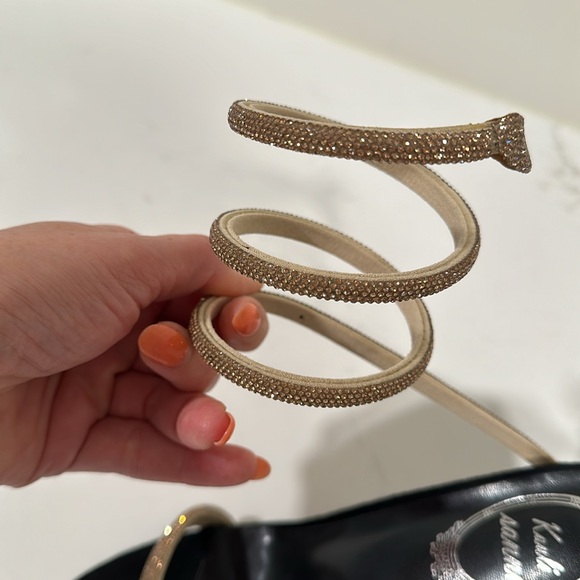 Snake gemstone wrap sandals new size 8.5 - Picture 9 of 10